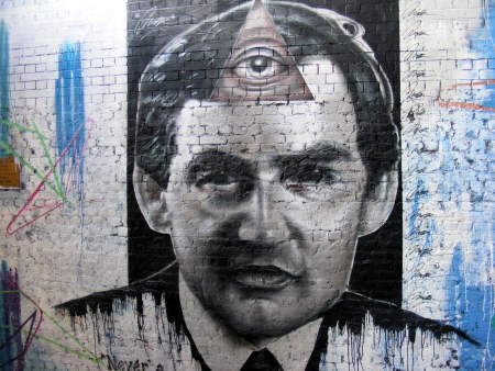 Gordon Brown depicted by Mac2