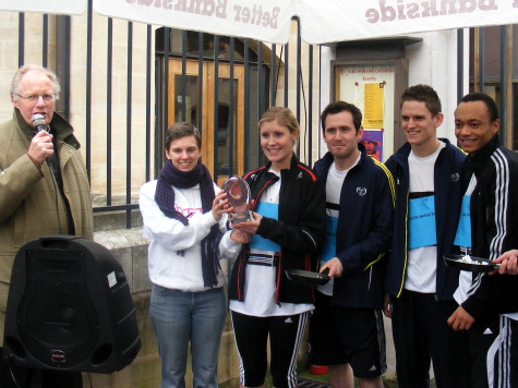 Bankside pancake race