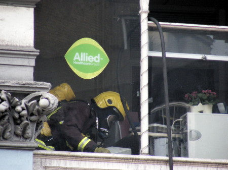 Fire at Hop Exchange in Southwark Street