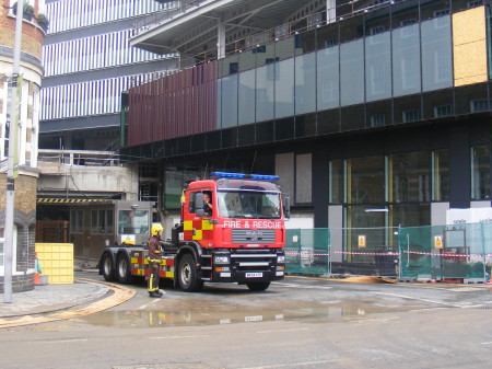 Second annual great flood of Tooley Street: burst water main causes havoc