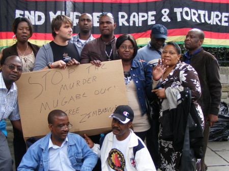 Drama at Southwark Cathedral as Morgan Tsvangirai addresses Zimbabwe exiles