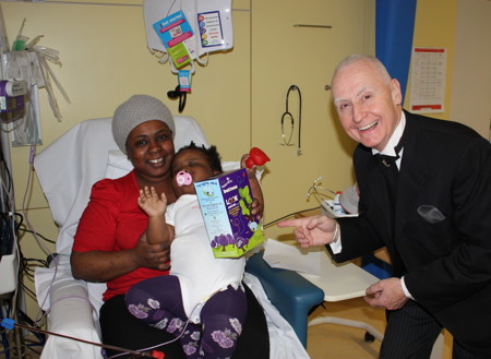 Funeral directors deliver Easter eggs to children’s hospital