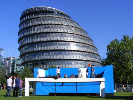 Doritos installs giant sofa in Potters Fields Park