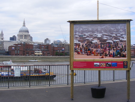 Southwark-based aid agency celebrates 25 years with Bankside open-air exhibition