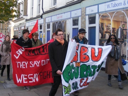 51-hour occupation at London South Bank University