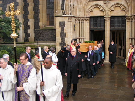 Funeral of Colin Slee at Southwark Cathedral