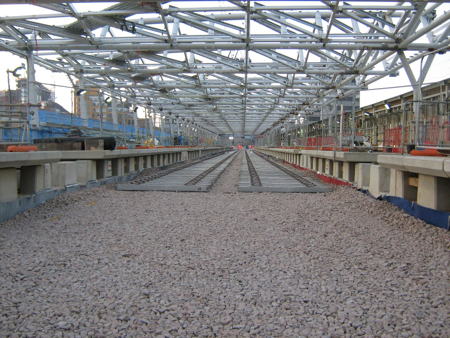 Blackfriars Thameslink track switch completed