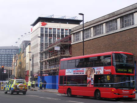 Man injured in collision with bus outside Lambeth North Station