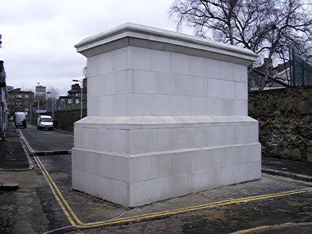 Trafalgar Square’s fourth plinth recreated in dead-end SE1 street