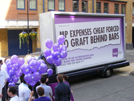 Greg Dyke and pro-AV campaigners unveil poster at Bankside