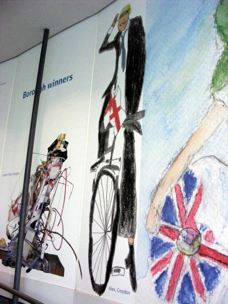 Biking Boris statue proposal for fourth plinth goes on show at City Hall