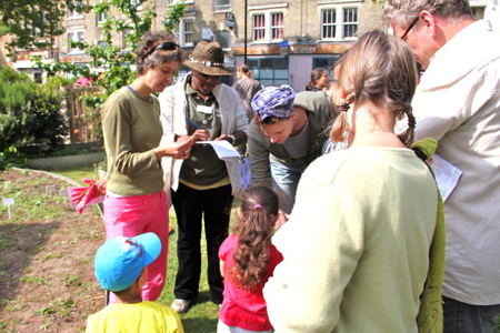 Party celebrates four years of Brookwood Triangle community garden