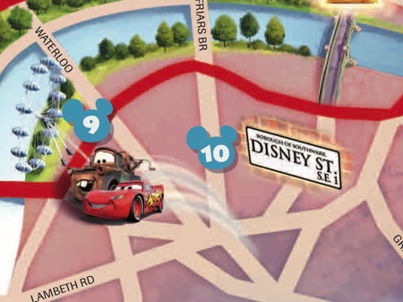 Southwark’s Disney Street included in Mickey Mouse map of London