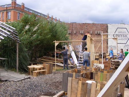 Union Street’s Urban Physic Garden nears completion 