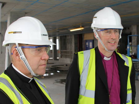 Bishop of Southwark surveys his diocese from 56th floor of the Shard