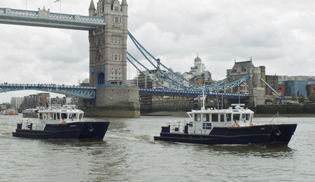 New Thames patrol boat named after Southwark Bridge