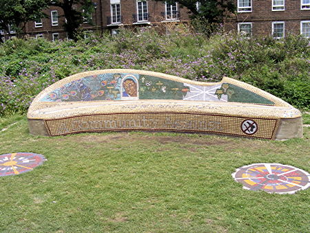 David Idowu memorial bench