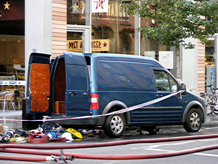 Southwark Street shut as firefighters clean up chemical spill