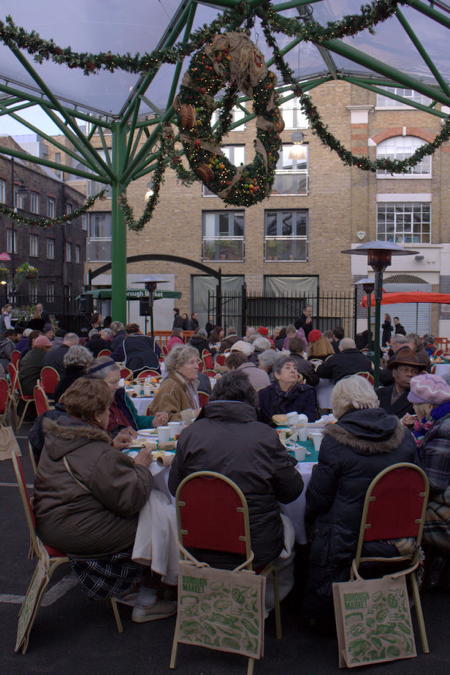 Borough Market hosts community Christmas lunch for older locals