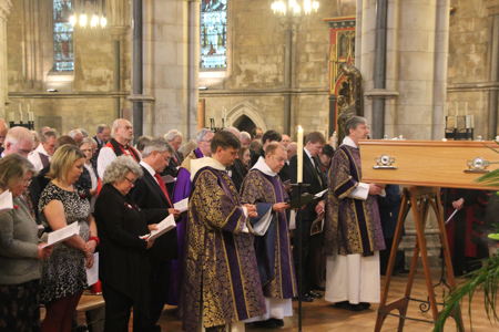 Funeral of Canon Eric James at Southwark Cathedral