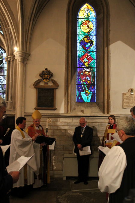 Southwark Cathedral’s Diamond Jubilee window dedicated