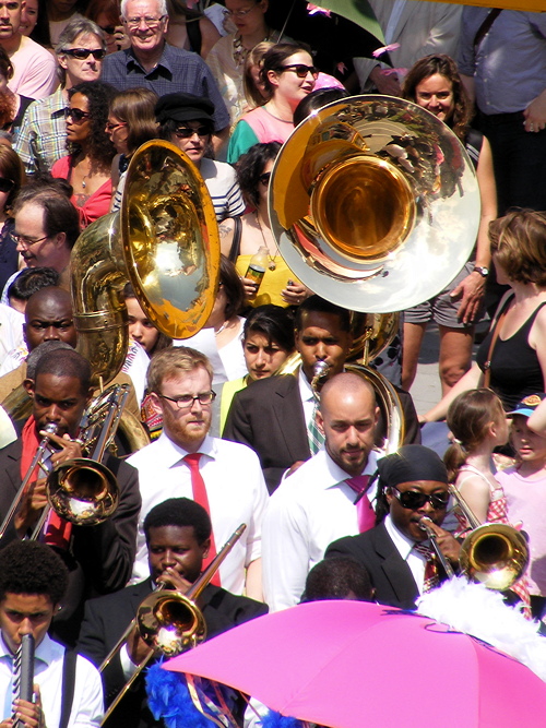 Abram Wilson: New Orleans-style procession on South Bank