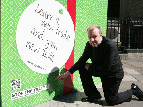 Step in to the Stop the Traffik ‘Gift Box’ at Southwark Cathedral