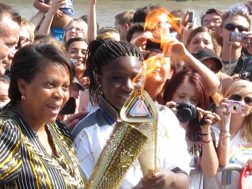 Cllr Althea Smith and Ify Egesi 