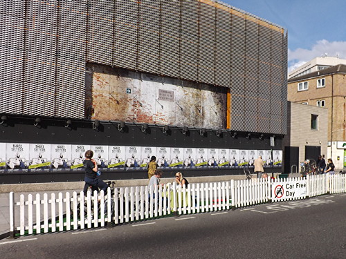 Car Free Day: pop-up garden created in Waterloo loading bay