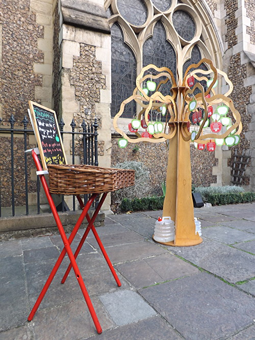 Mindapple Tree at Southwark Cathedral