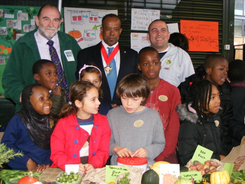 School pupils bring local produce to Borough Market harvest sale