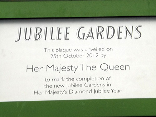 Queen visits Jubilee Gardens and BFI Southbank