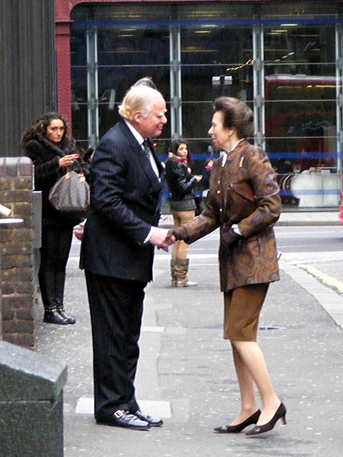 Princess Royal visits Union Jack Club in Waterloo