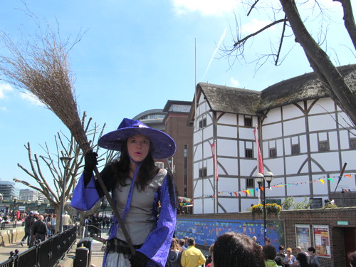 Globe celebrates Bard’s birthday with fun day and new-look foyer