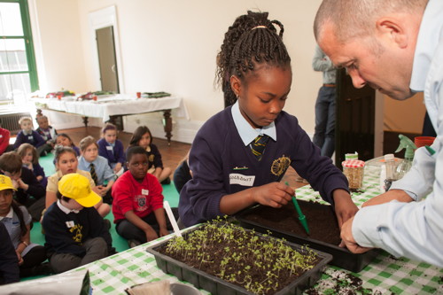 Southwark kids learn to grow produce to sell at Borough Market