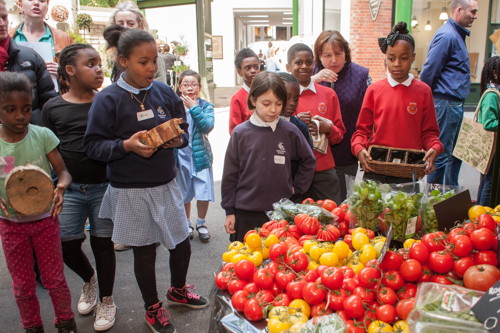 Southwark kids learn to grow produce to sell at Borough Market