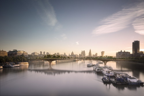 Garden Bridge: public sector to meet 40 per cent of cost