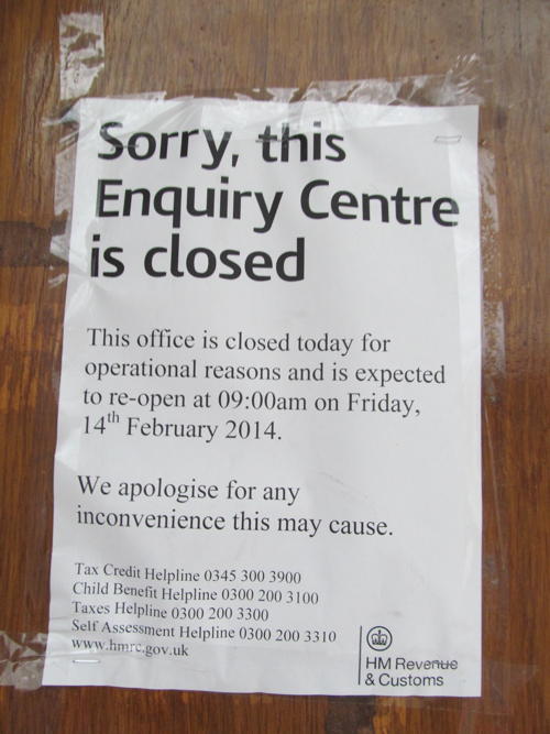 Stamford Street tax enquiry office to close