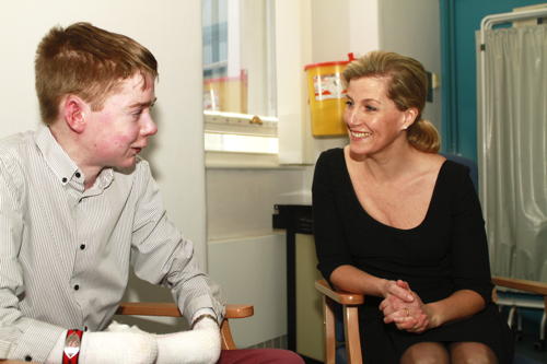 Countess of Wessex meets patients and staff at St Thomas' Hospital