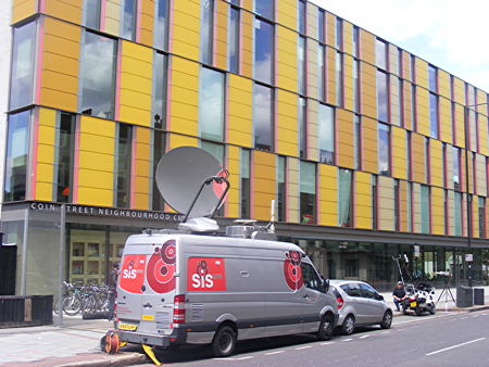 Cameron and Clegg visit Coin Street for childcare announcement