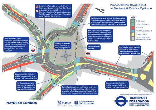 Elephant & Castle: bike campaigners slam ‘unacceptable’ TfL plans