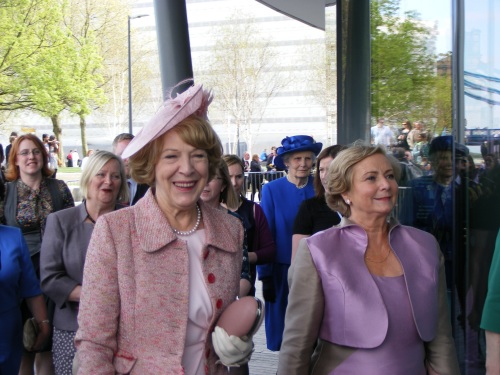 President of Ireland and Sabina Higgins visit City Hall