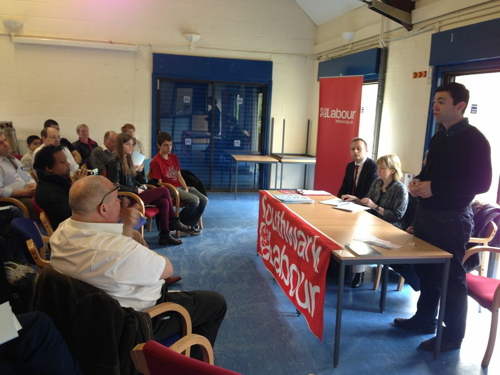 Andy Burnham meets local NHS patient and staff reps