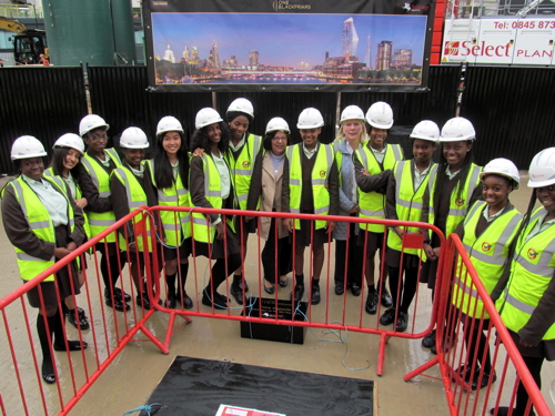 Time capsule buried at One Blackfriars skyscraper building site