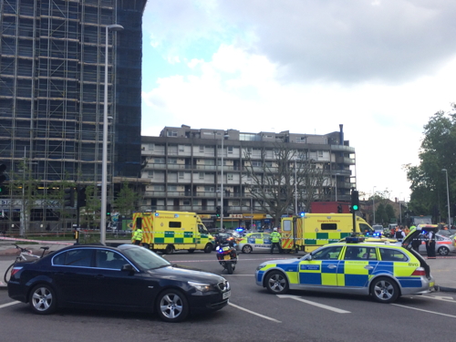 Cyclist killed in Elephant & Castle lorry collision