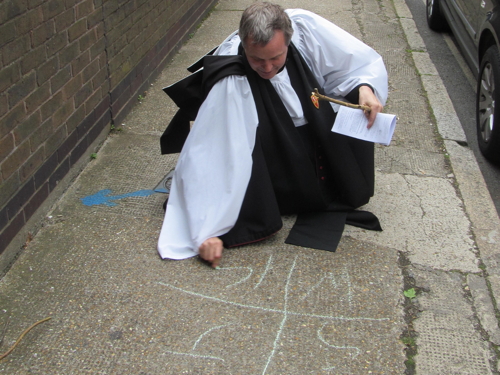 Beating the bounds of Waterloo: MPs and councillors join St John’s congregation