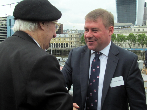 David Cameron at HMS Belfast for D-Day 70th anniversary event