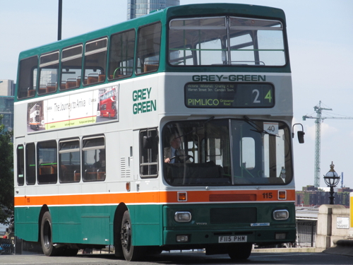 Dozens of vintage buses take part in cavalcade