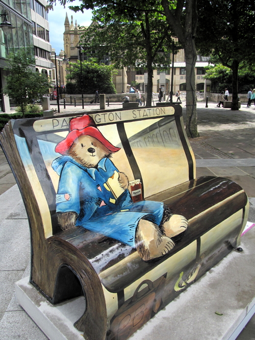 BookBenches appear around Bankside and London Bridge