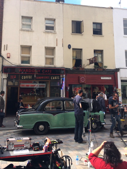 Lower Marsh turned into 1950s Soho for Grantchester ITV drama